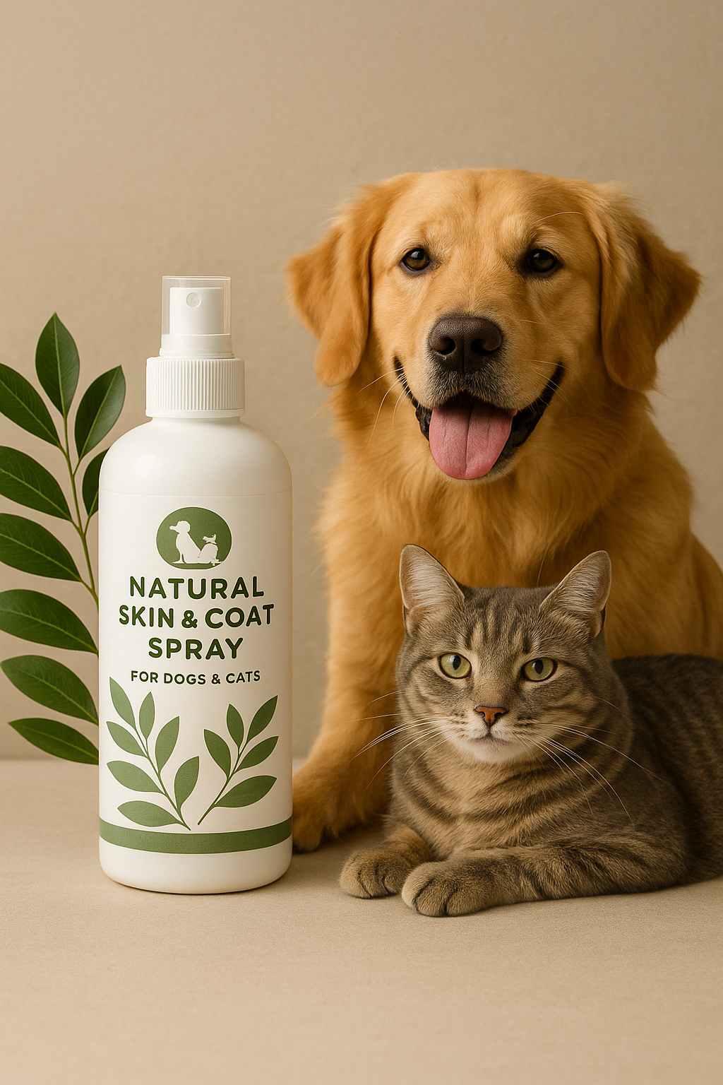 Spray Apaisant Naturel Peau & Pelage – Chiens & Chats