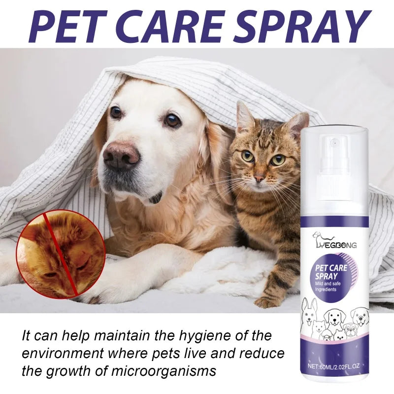 Spray Apaisant Naturel Peau & Pelage – Chiens & Chats